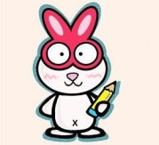 扛着大剪刀的兔子