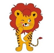 调皮捣蛋的小狮子